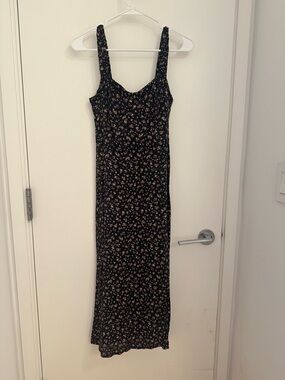 Zara floral midi dreess